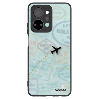 Picasee fekete szilikon tok az alábbi mobiltelefonokra Honor X7a - FLIGHT PATH