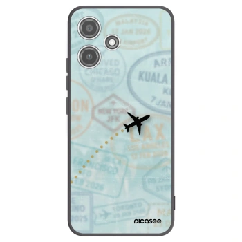 Picasee fekete szilikon tok az alábbi mobiltelefonokra Xiaomi Redmi 12 5G - FLIGHT PATH