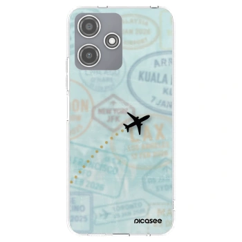 Picasee átlátszó szilikon tok az alábbi mobiltelefonokra Xiaomi Redmi 12 5G - FLIGHT PATH