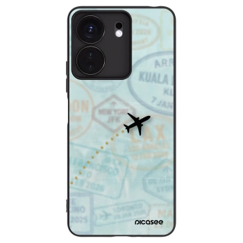 Picasee fekete szilikon tok az alábbi mobiltelefonokra Xiaomi Redmi 13C 4G - FLIGHT PATH