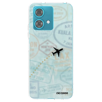 Picasee átlátszó szilikon tok az alábbi mobiltelefonokra Motorola Edge 40 Neo - FLIGHT PATH