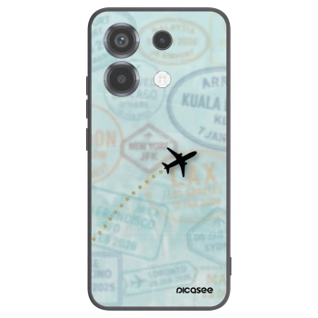 Picasee fekete szilikon tok az alábbi mobiltelefonokra Xiaomi Poco X6 - FLIGHT PATH