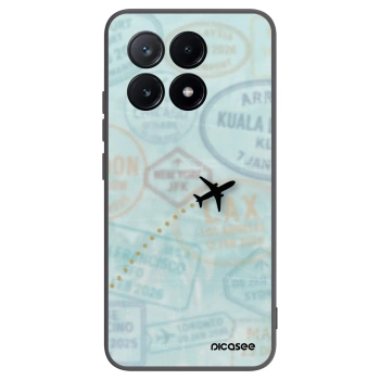 Picasee fekete szilikon tok az alábbi mobiltelefonokra Xiaomi Poco X6 Pro - FLIGHT PATH