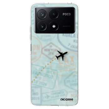 Picasee átlátszó szilikon tok az alábbi mobiltelefonokra Xiaomi Poco X6 Pro - FLIGHT PATH