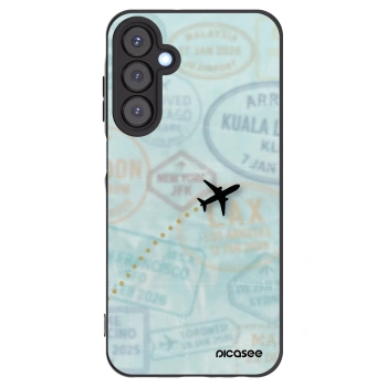 Picasee fekete szilikon tok az alábbi mobiltelefonokra Samsung Galaxy A25 A256B 5G - FLIGHT PATH