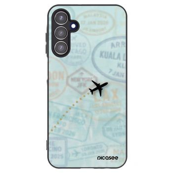 Picasee fekete szilikon tok az alábbi mobiltelefonokra Samsung Galaxy A15 A155F 4G - FLIGHT PATH