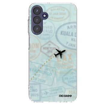 Picasee átlátszó szilikon tok az alábbi mobiltelefonokra Samsung Galaxy A15 A155F 4G - FLIGHT PATH