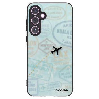 Picasee fekete szilikon tok az alábbi mobiltelefonokra Samsung Galaxy A35 5G A356B - FLIGHT PATH