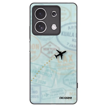 Picasee fekete szilikon tok az alábbi mobiltelefonokra Xiaomi Redmi Note 13 4G - FLIGHT PATH