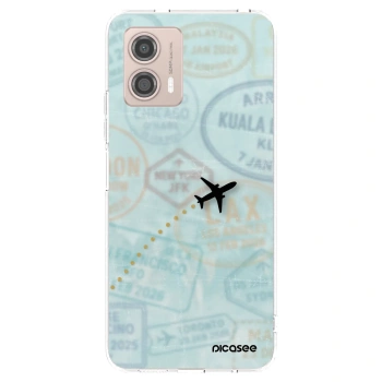 Picasee átlátszó szilikon tok az alábbi mobiltelefonokra Motorola Moto G53 5G - FLIGHT PATH