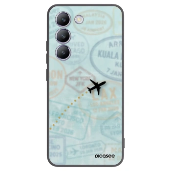 Picasee fekete szilikon tok az alábbi mobiltelefonokra Vivo V40 SE 5G - FLIGHT PATH