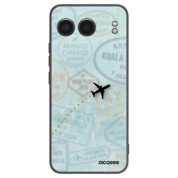 Picasee fekete szilikon tok az alábbi mobiltelefonokra OnePlus Nord 4 - FLIGHT PATH