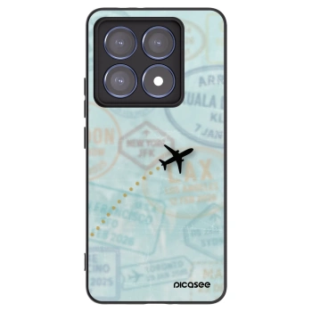 Picasee fekete szilikon tok az alábbi mobiltelefonokra Xiaomi 14T Pro - FLIGHT PATH