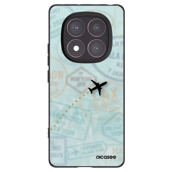 Picasee fekete szilikon tok az alábbi mobiltelefonokra Xiaomi Redmi Note 14 Pro 4G - FLIGHT PATH