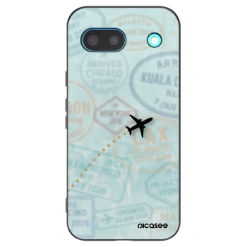 Picasee fekete szilikon tok az alábbi mobiltelefonokra Google Pixel 8a - FLIGHT PATH