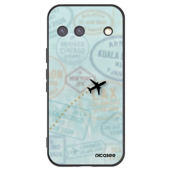 Picasee fekete szilikon tok az alábbi mobiltelefonokra Google Pixel 9 - FLIGHT PATH