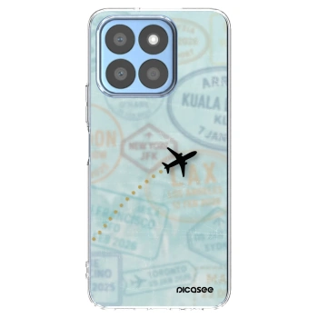 Picasee átlátszó szilikon tok az alábbi mobiltelefonokra Honor X8c - FLIGHT PATH