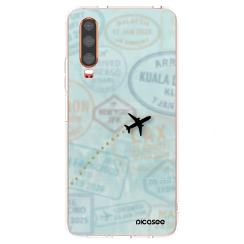 Picasee átlátszó szilikon tok az alábbi mobiltelefonokra Huawei P30 - FLIGHT PATH