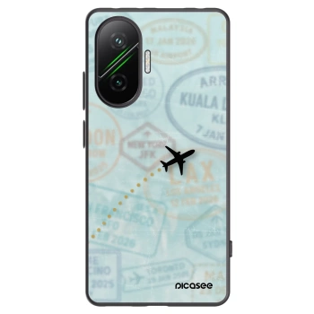 Picasee fekete szilikon tok az alábbi mobiltelefonokra Xiaomi Poco F7 Pro 5G - FLIGHT PATH
