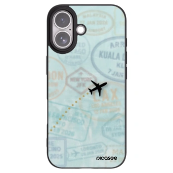 Picasee fekete szilikon tok az alábbi mobiltelefonokra Apple iPhone 17 - FLIGHT PATH