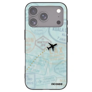 Picasee fekete szilikon tok az alábbi mobiltelefonokra Apple iPhone 17 Pro - FLIGHT PATH