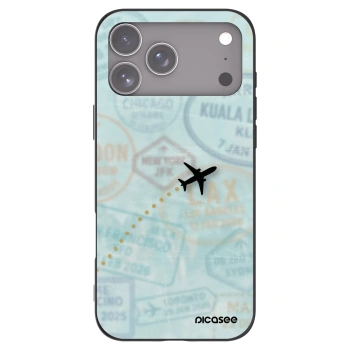 Picasee fekete szilikon tok az alábbi mobiltelefonokra Apple iPhone 17 Pro Max - FLIGHT PATH