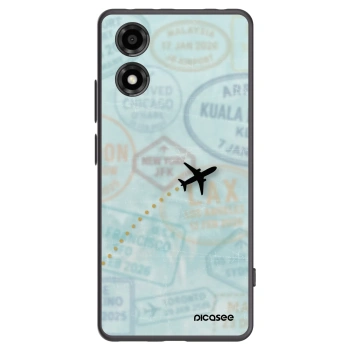 Picasee fekete szilikon tok az alábbi mobiltelefonokra Motorola Moto E14 - FLIGHT PATH