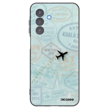 Picasee fekete szilikon tok az alábbi mobiltelefonokra Samsung Galaxy A17 5G - FLIGHT PATH