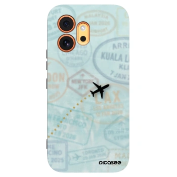 Picasee fekete szilikon tok az alábbi mobiltelefonokra Honor 600 - FLIGHT PATH