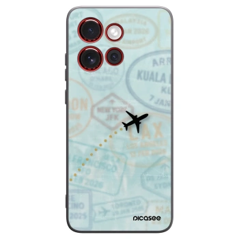 Picasee fekete szilikon tok az alábbi mobiltelefonokra Motorola Edge 60 Neo 5G - FLIGHT PATH