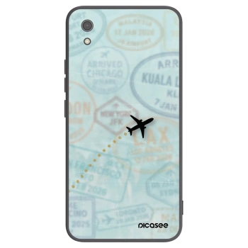 Picasee fekete szilikon tok az alábbi mobiltelefonokra Xiaomi Redmi 7A - FLIGHT PATH