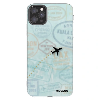 Picasee átlátszó szilikon tok az alábbi mobiltelefonokra Apple iPhone 11 Pro Max - FLIGHT PATH