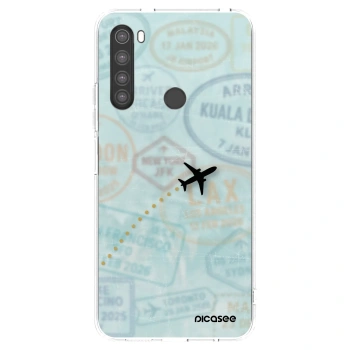 Picasee átlátszó szilikon tok az alábbi mobiltelefonokra Xiaomi Redmi Note 8 - FLIGHT PATH