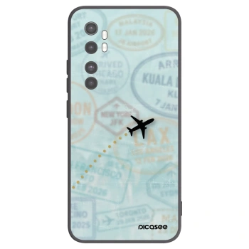 Picasee fekete szilikon tok az alábbi mobiltelefonokra Xiaomi Mi Note 10 Lite - FLIGHT PATH