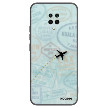 Picasee fekete szilikon tok az alábbi mobiltelefonokra Xiaomi Redmi Note 9S - FLIGHT PATH