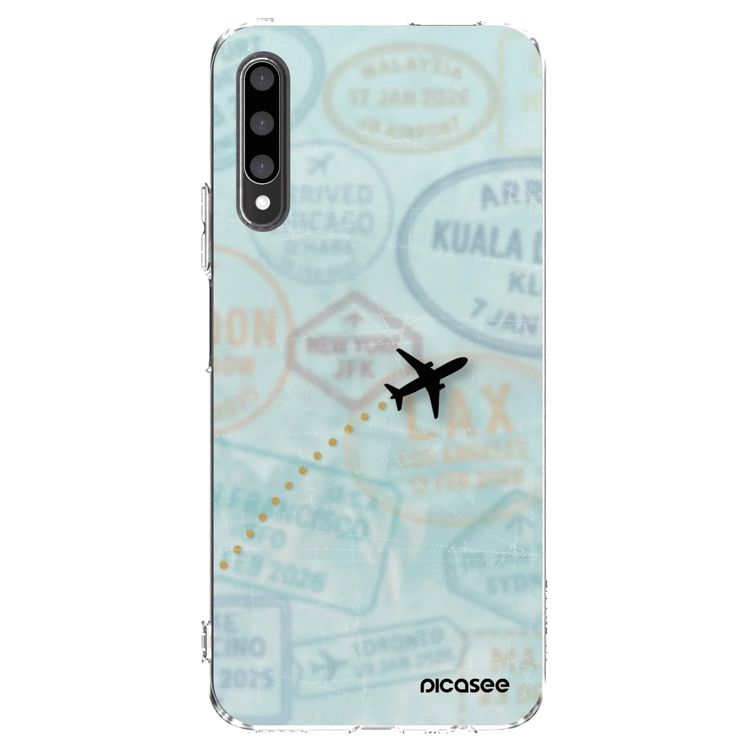 Picasee átlátszó szilikon tok az alábbi mobiltelefonokra Honor 9X Pro - FLIGHT PATH