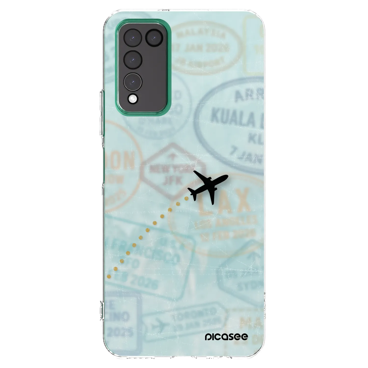 Picasee átlátszó szilikon tok az alábbi mobiltelefonokra Honor 10X Lite - FLIGHT PATH