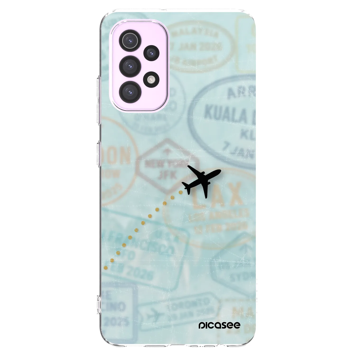 Picasee átlátszó szilikon tok az alábbi mobiltelefonokra Samsung Galaxy A32 5G A326B - FLIGHT PATH