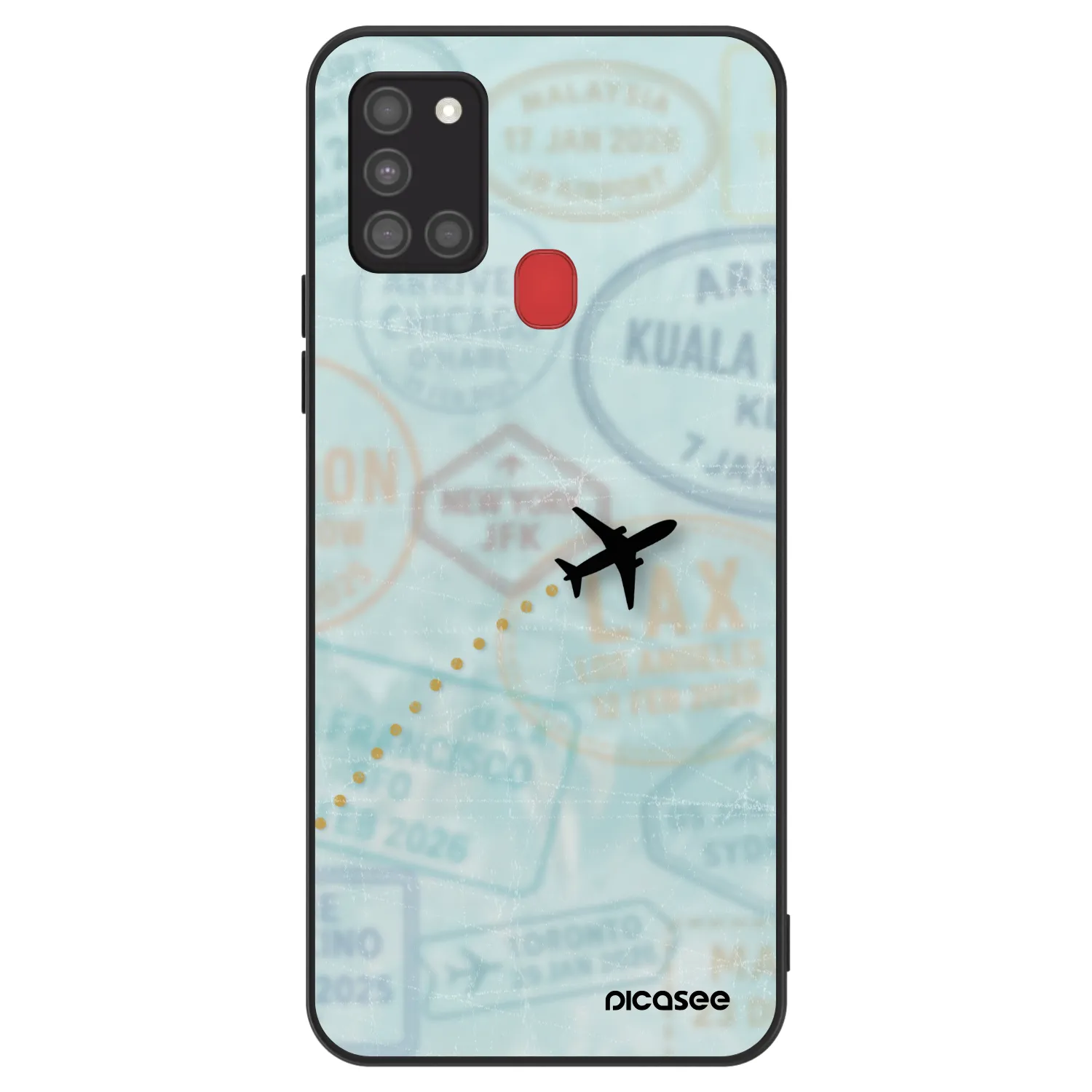 Picasee ULTIMATE CASE Samsung Galaxy A21s - készülékre - FLIGHT PATH