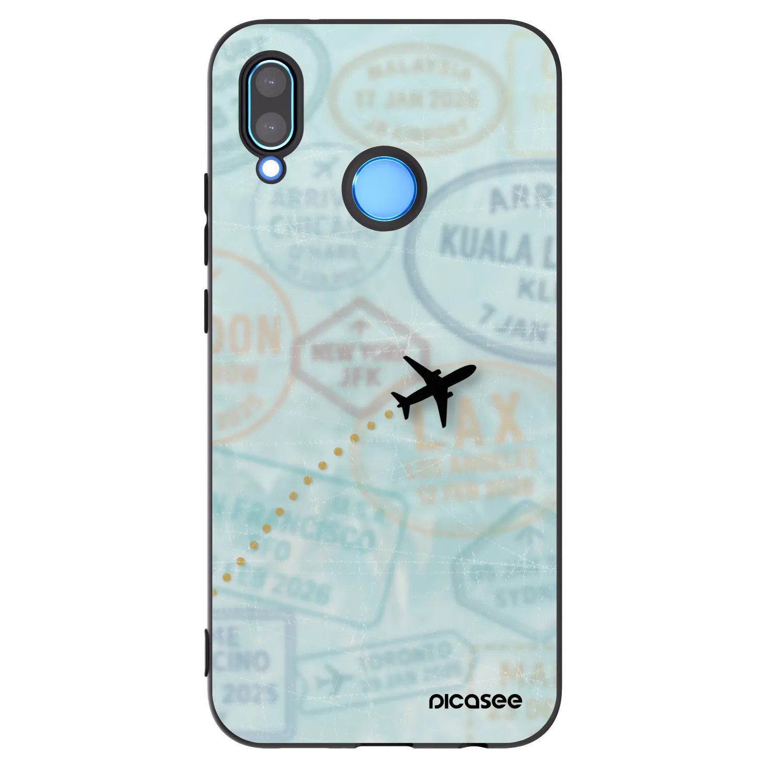 Picasee fekete szilikon tok az alábbi mobiltelefonokra Huawei Mate 40 Pro - FLIGHT PATH