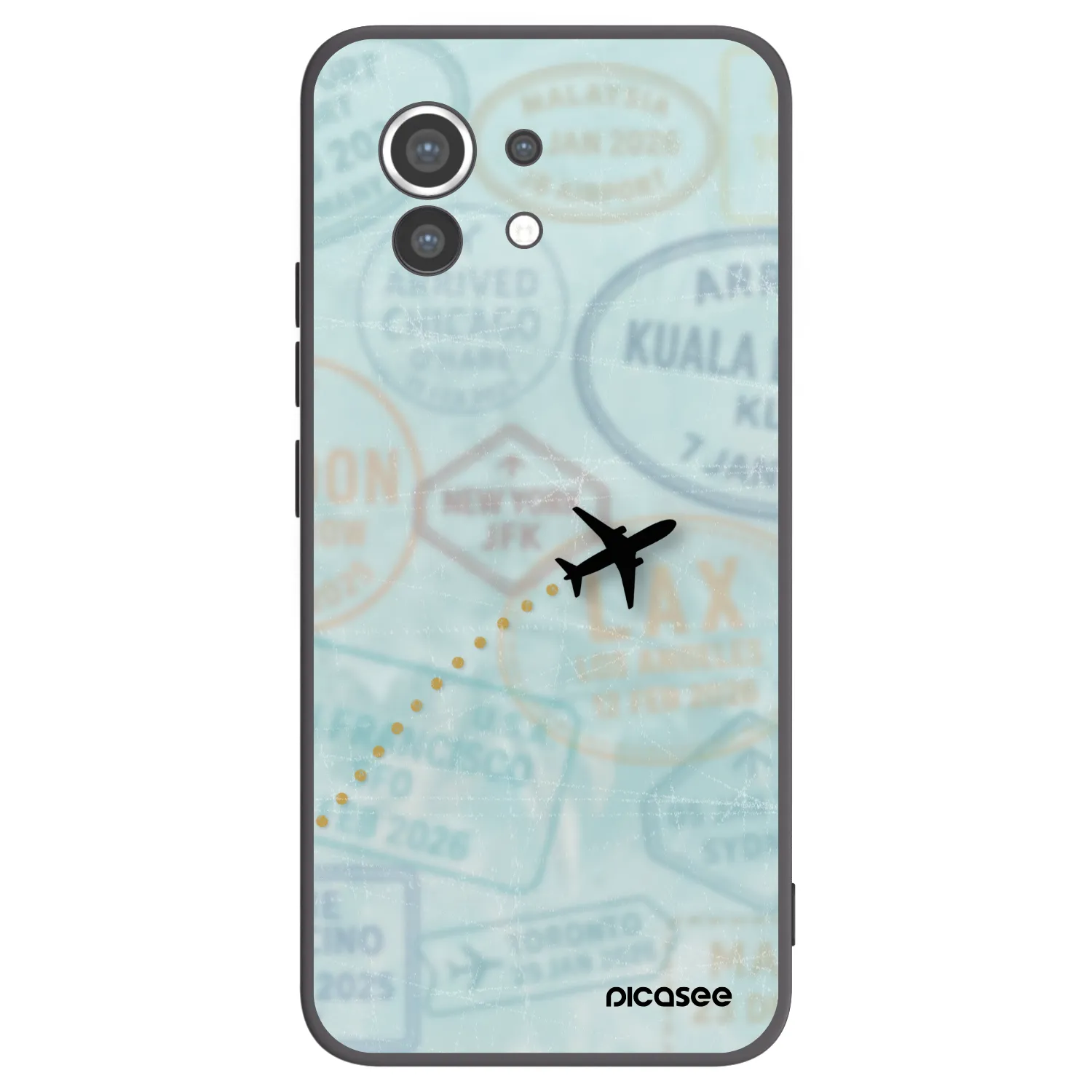 Picasee fekete szilikon tok az alábbi mobiltelefonokra Xiaomi Mi 11 - FLIGHT PATH