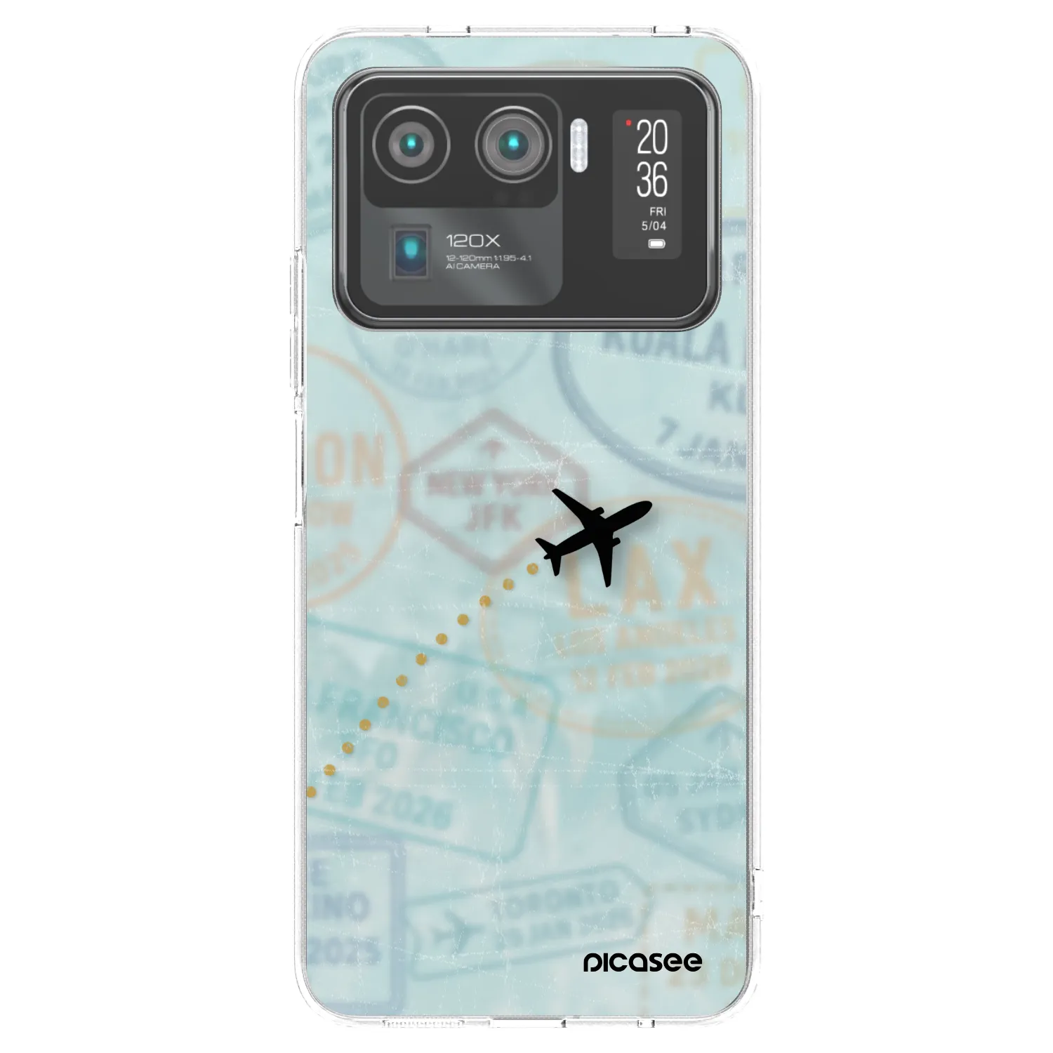 Picasee átlátszó szilikon tok az alábbi mobiltelefonokra Xiaomi Mi 11 Ultra - FLIGHT PATH