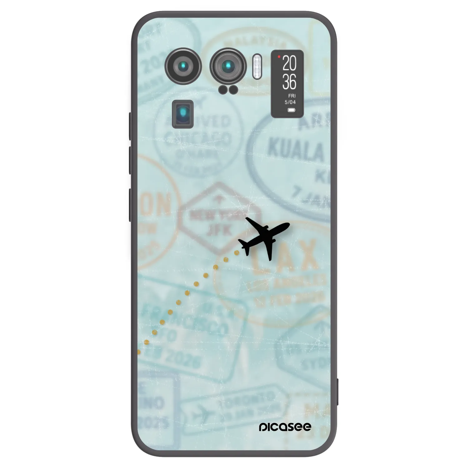 Picasee fekete szilikon tok az alábbi mobiltelefonokra Xiaomi Mi 11 Ultra - FLIGHT PATH