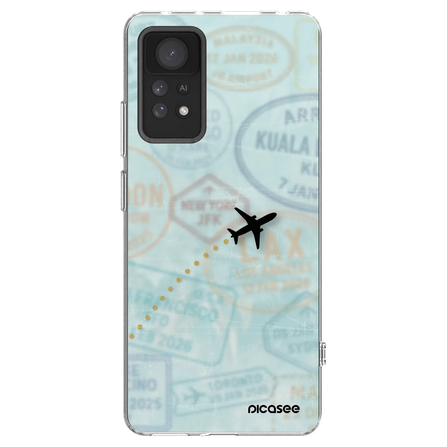 Picasee átlátszó szilikon tok az alábbi mobiltelefonokra Xiaomi Redmi Note 11 Pro 5G - FLIGHT PATH