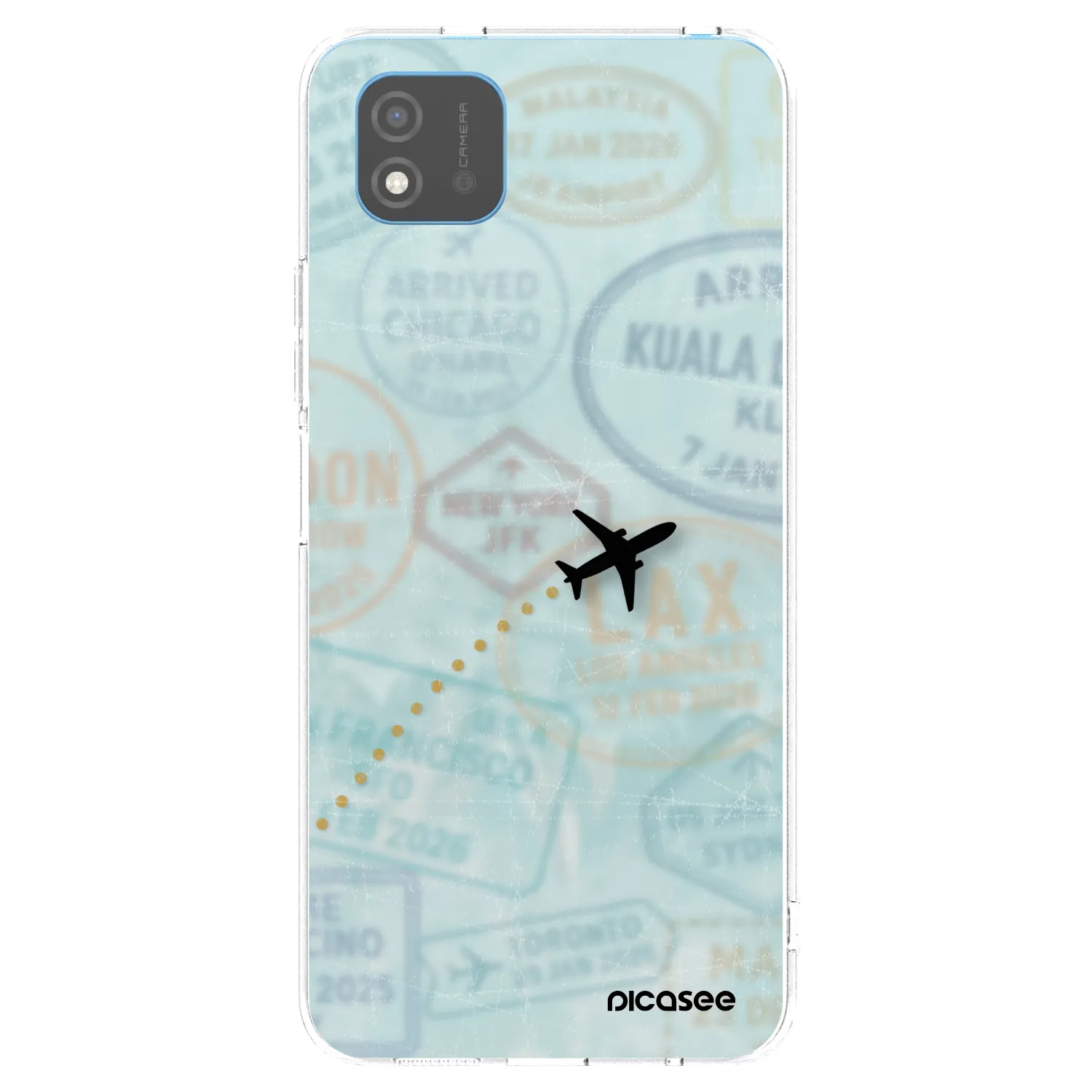 Picasee átlátszó szilikon tok az alábbi mobiltelefonokra Realme C11 (2021) - FLIGHT PATH