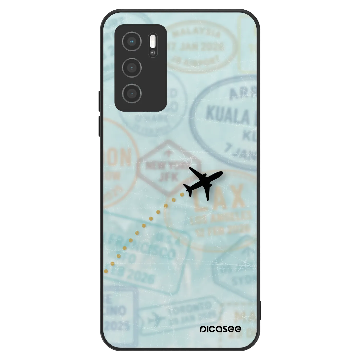 Picasee ULTIMATE CASE OPPO A16s - készülékre - FLIGHT PATH