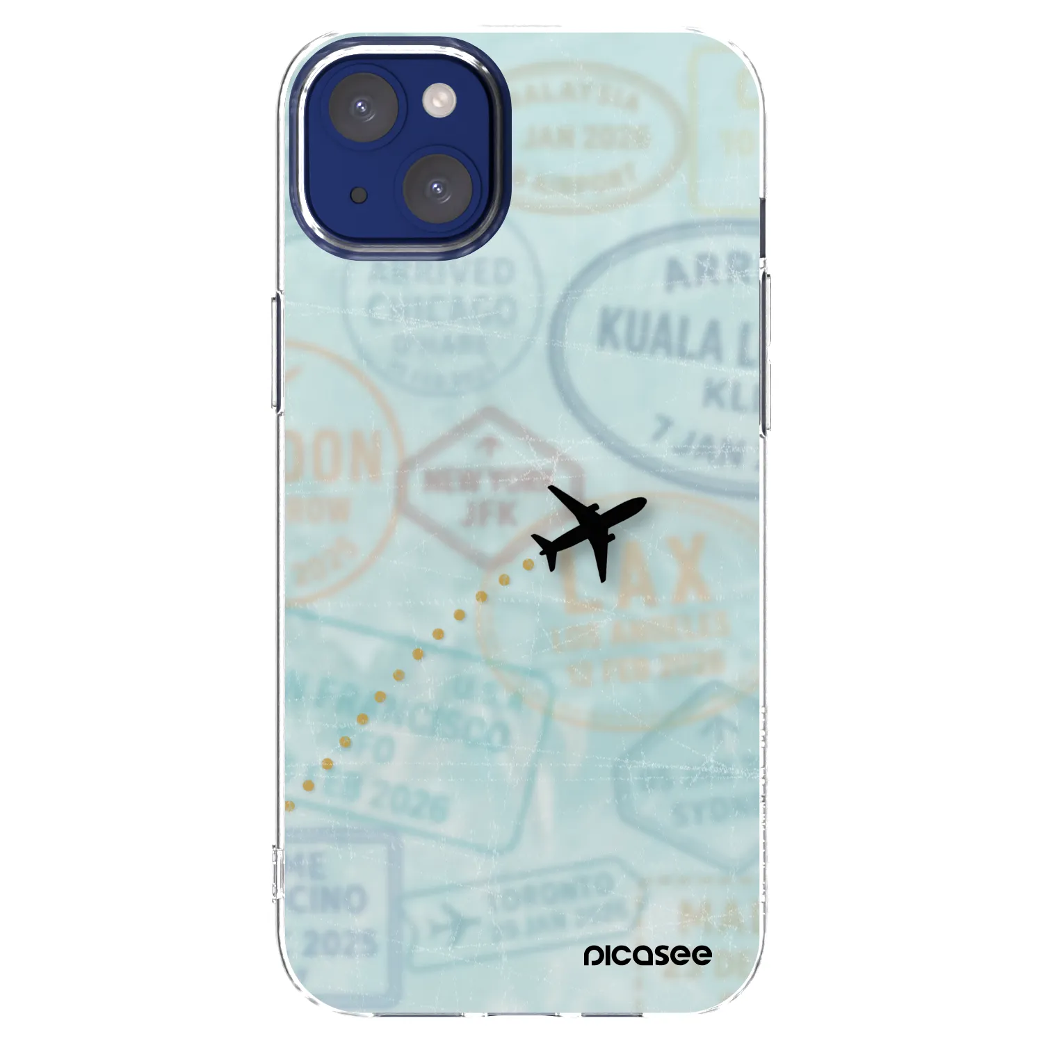 Picasee átlátszó szilikon tok az alábbi mobiltelefonokra Apple iPhone 14 Plus - FLIGHT PATH