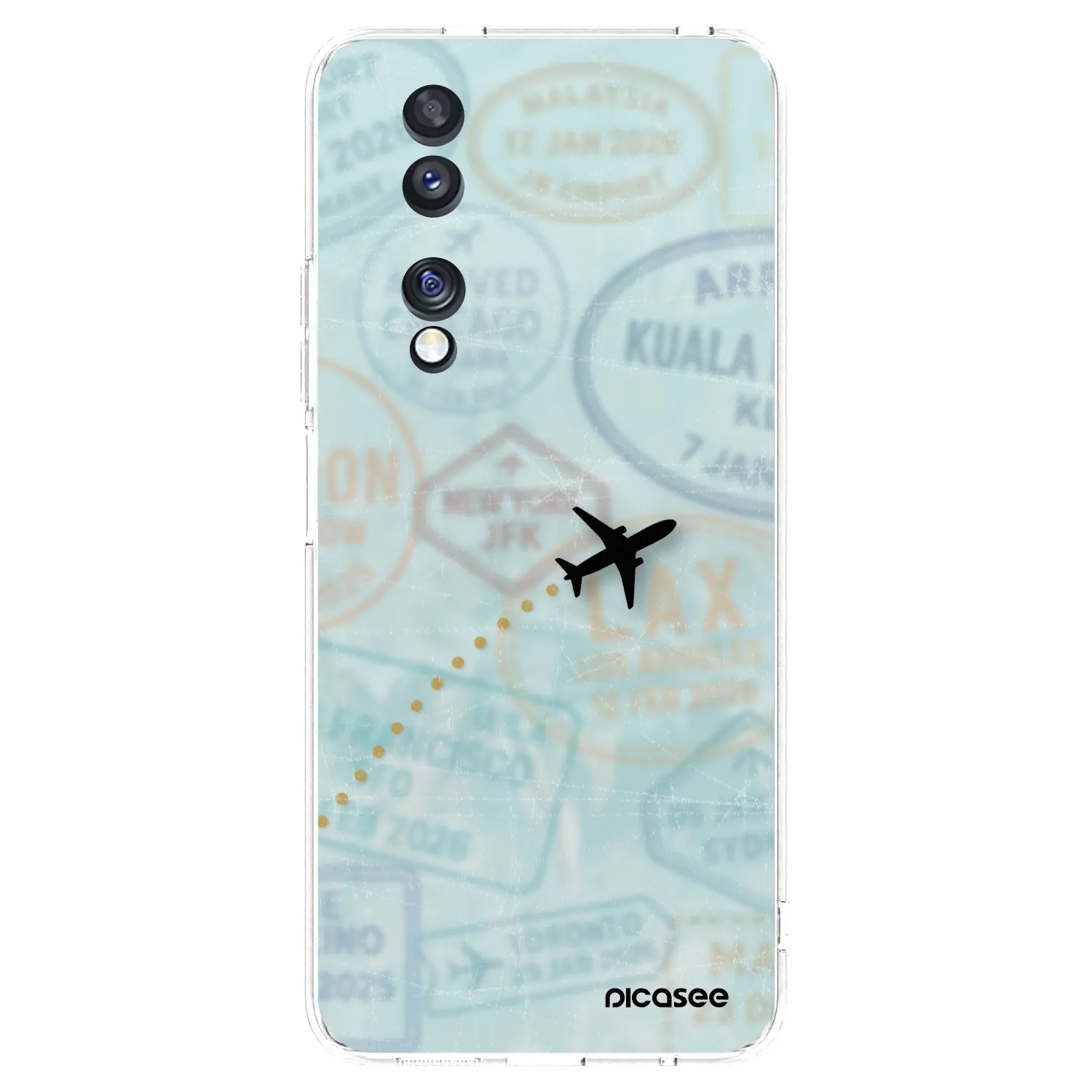 Picasee átlátszó szilikon tok az alábbi mobiltelefonokra Honor 70 - FLIGHT PATH
