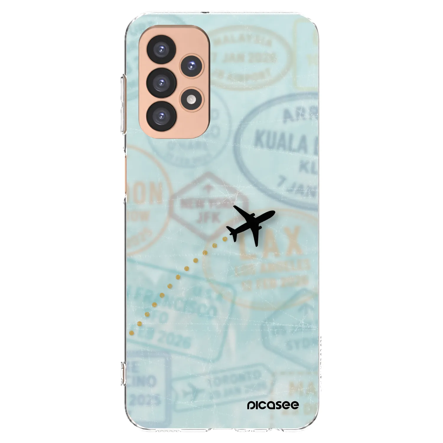 Picasee átlátszó szilikon tok az alábbi mobiltelefonokra Samsung Galaxy A23 A236B 5G - FLIGHT PATH