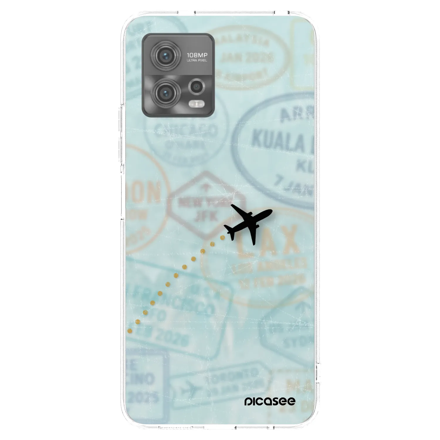 Picasee átlátszó szilikon tok az alábbi mobiltelefonokra Motorola Moto G72 - FLIGHT PATH